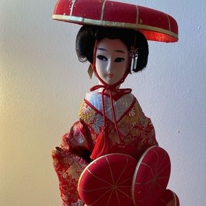 Vintage Japanese Geisha Doll
